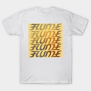 Hi This Is Flume Logo Multi-Coloured 6 T-Shirt